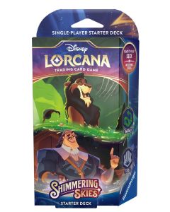 (英文版) Disney Lorcana: Shimmering Skies Starter Deck (Emerald & Steel)