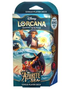 (英文版) Disney Lorcana: Azurite Sea Starter Deck (Amber & Ruby)