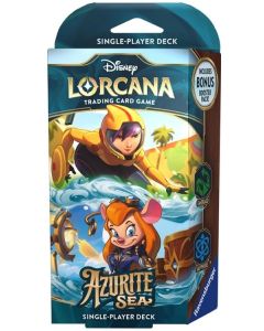 (英文版) Disney Lorcana: Azurite Sea Starter Deck (Emerald & Sapphire)