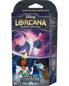 (英文版) Disney Lorcana: Rise of the Floodborn Starter Deck (Amethyst & Steel)