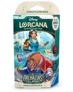(英文版) Disney Lorcana: Archazia's Island Starter Deck (Ruby & Sapphire)