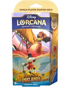 (英文版) Disney Lorcana: Into the Inklands Starter Deck (Ruby & Sapphire)