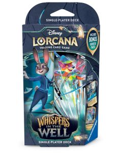 (英文版) Disney Lorcana: Whispers in the Well Starter Deck (Sapphire & Steel)