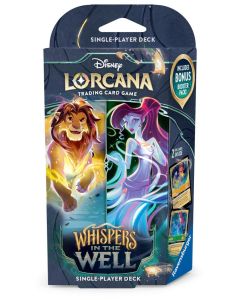 (英文版) Disney Lorcana: Whispers in the Well Starter Deck (Amber & Emerald)