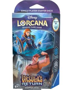 (英文版) Disney Lorcana: Ursula's Return Starter Deck (Sapphire & Steel)