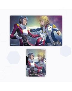 (日文版) Gundam Card Game 官方遊戲墊板&卡牌套裝 阿斯蘭＆卡佳里 [EVX11]